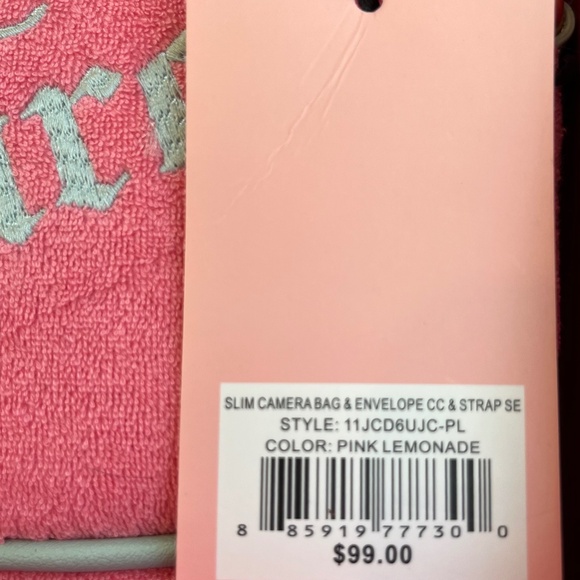 Juicy Couture 🎁Pink & Mint Camera Crossbody Bag & Wallet Set Gift Box NWT🎁 - Picture 7 of 8